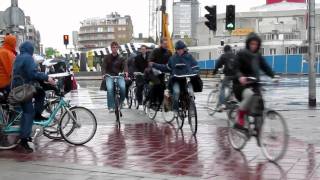 Cycling in the rain of the Netherlands 70 [upl. by Refeinnej]