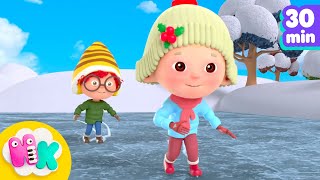 Descubra as estações do ano ❄️🍂  Música Infantil  HeyKids em Português [upl. by Esiahc]