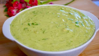 LA MEJOR SALSA VERDE DE AGUACATE 🥑 TRUCO PARA QUE NO SE AMARGUE salsas salsaverde [upl. by Aysan]