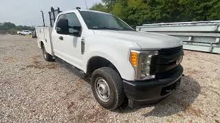 2017 Ford F250 XL 4x4 Utility bed truck [upl. by Uzzia473]