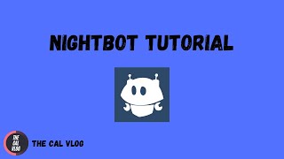 How to add Nightbot to your YouTube Live Stream [upl. by Sale]