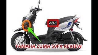 2017 YAMAHA ZUMA 50FX REVIEW [upl. by Noram229]