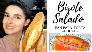 Birote salado para TORTA AHOGADA Como el de GUADALAJARA🔥 Receta original paso a paso desde Alemania [upl. by Sheeran]