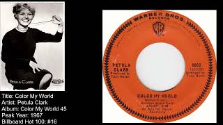 Petula Clark Color My World [upl. by Orlene]