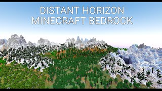 Distant Horizon para Mcpe 121 amp 120 com Shaders  52 Chunks [upl. by Ailahk25]