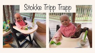 Stokke Tripp Trapp  4 month Starts Solids  Tuesday Baby Product Reviews [upl. by Milicent]