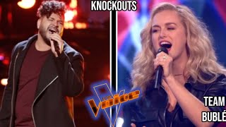 Patricia Van Haastrecht VS Johnny Bliss  The Voice Season 26 Knockouts  2024 [upl. by Alwyn]