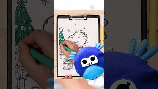 Disegnare e Colorare un DINOSAURO  Video per bambini [upl. by Mingche]