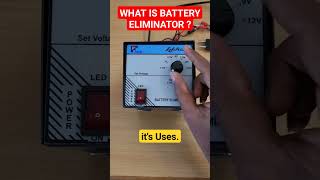 What is BATTERY ELIMINATOR [upl. by Sternlight]