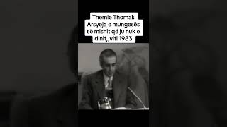 Themie Thomai Arsyeja e mungesës së mishit në vitin 1983 [upl. by Airolg800]