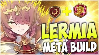 LERMIA META BUILD DESTRUCTION SET with GOLDEN ROSE  Epic Seven [upl. by Joshuah]