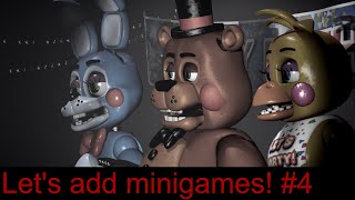 Lets add minigames to our fnaf recreation 7 [upl. by Bryner]