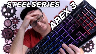 SteelSeries APEX 3 Gaming Keyboard Review [upl. by Ynatsed118]