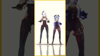 MMDGenshin Impact Shenhe x Ganyu  Pokedance [upl. by Leoni42]