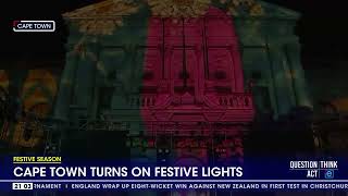 Cape Town turns on festive lights [upl. by Ailic]