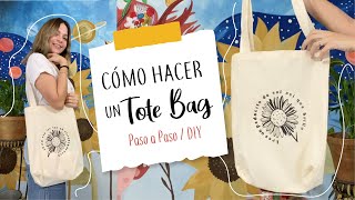 CÓMO HACER UN TOTE BAG Tutorial paso a paso  Terminación Profesional sin Over  Aprende y Emprende [upl. by Smallman]