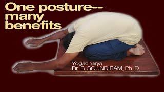 Rabbit Posture shashankasanaPhysical amp psychological benefits [upl. by Raeann]