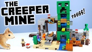 LEGO Minecraft The Creeper Mine Set 21155 Speed Build Review 2019 [upl. by Atlanta]