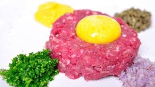 สเต็กทาร์ทาร์ Steak Tartare [upl. by Lladnek56]