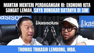 PENGAKUAN TOM LEMBONG SIAPA DALANG DIBALIK TERJADINYA KENAIKAN PENGANGGURAN SAYA BONGKAR DATANYA‼️ [upl. by Anoblav]