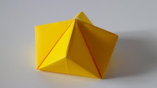 Origami Schachtel basteln mit Papier für Geschenk zum Geburtstag Hochzeit amp Weihnachten W [upl. by O'Malley]