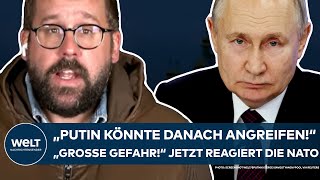 UKRAINEKRIEG quotPutin könnte danach Länder im NATOGebiet angreifenquot Jetzt reagiert das Bündnis [upl. by Acinoryt]