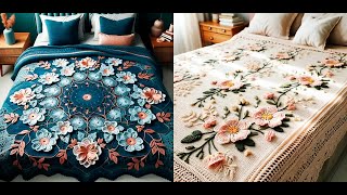 МОДЕЛИ для ВЯЗАНИЯ ШИКАРНЫХ ПЛЕДОВ И ПОКРЫВАЛknitted blanket pattern ideas [upl. by Idoux233]