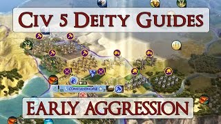 Civilization 5 Deity Strategy Guides  Defending Against Early Aggression [upl. by Beverlie303]