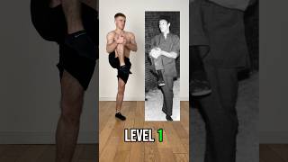 Bruce Lee skills from level 1 to 10 🐉 flexibility mobility training workout gym exercise wtf [upl. by Girand]