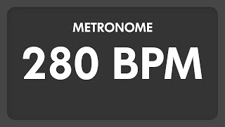 280 BPM  Metronome [upl. by Nyl]