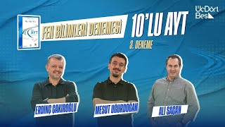 345 YAYINCILIK 10LU AYT FEN BİLİMLERİ DENEMESİ  3 DENEME [upl. by Lutero]