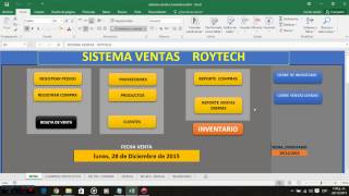 sistema de ventas echo en excel [upl. by Kliman]