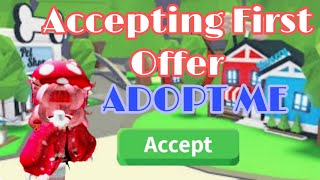 Accepting every offer in ADOPT ME 😜🤑😇  Roblox Lovers [upl. by Hollerman]