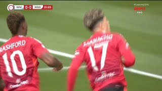 Alejandro Garnacho Goal Vs Manchester City vs Manchester United 01 Highlights  Community Shield [upl. by Harolda311]