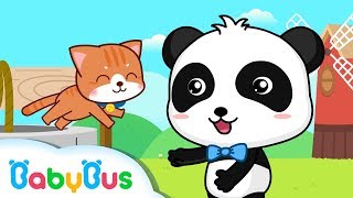 Ding Dong Bell  Nursery Rhymes  Kids Song  BabyBus  Baby Panda amp Friends [upl. by Kutzenco732]