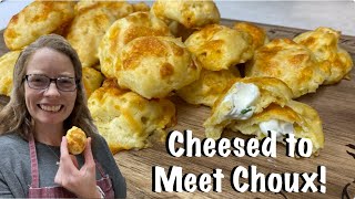 Cheese Gougères  My Great British Baking Show Recipe Challenge [upl. by Rockefeller]