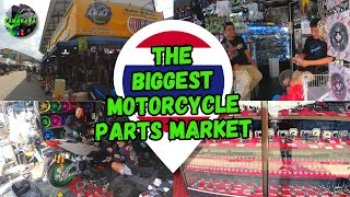 Poonsap Market in Thailand  Walkthrough  Motorcycle Parts amp Accessories [upl. by Glorianna408]