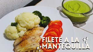 Filete de tilapia a la mantequilla  Guacamole  Receta [upl. by Notsecnirp]