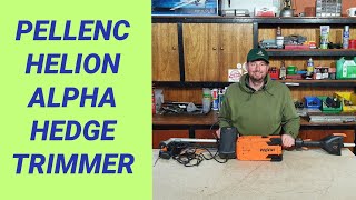 Product Review PELLENC Helion Alpha Hedge Trimmer  Cutter Demonstration Battery Tools Excelion [upl. by Ahsienal]