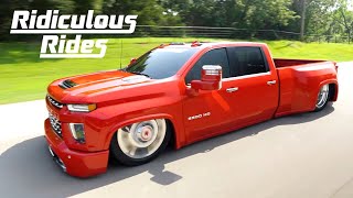 I Slammed A 2020 Chevy Silverado  And Its Epic  RIDICULOUS RIDES [upl. by Telford879]