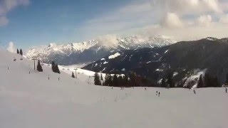 Saalbach  Leogang Piste 81 Sonnkogelabfahrt [upl. by Dietrich415]