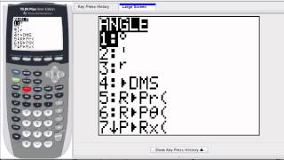 Graphing Calculator  Convert to Polar Coordinates [upl. by Birecree]