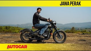 Jawa Perak review  Table for one  First Ride  Autocar India [upl. by Kucik]