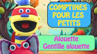 LES COMPTINES DES MARIONNETTES  Alouette gentille alouette [upl. by Anomas]