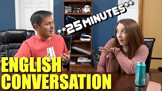 25 Min de Conversación en Inglés del uso diario [upl. by Johnsson]