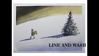 Line and washLonely christmas tree pineBy Nil Rocha [upl. by Elaen]