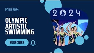 Olympic Artistic Swimming  PARIS 2024 [upl. by Nekcerb]