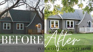 Before and After Our Cottage Style Home [upl. by Huey799]