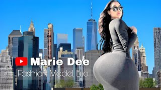 Marie Dee Curvy Model and Social Media Influencer Making Waves Onlinequot Biography Wiki Relationship [upl. by Henden707]