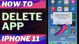 How to Delete an App on iPhone 11 [upl. by Airamak721]